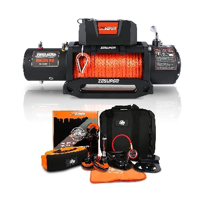 10. OFF ROAD BOAR 9500lb. Load Capacity Electric Winch Kit