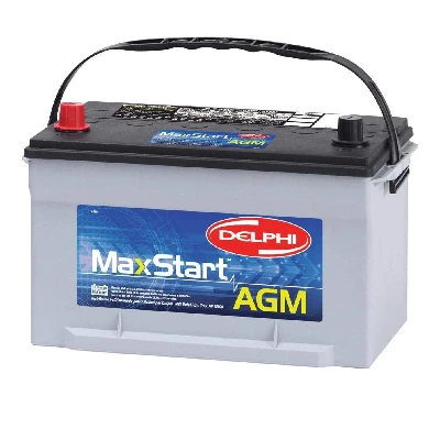 2. Delphi MaxStart AGM Premium Automotive Battery, Group Size 65