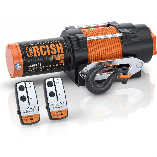 2. ORCISH Waterproof 4500lb Electric Winch Kit