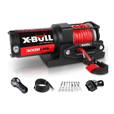 3. X-BULL 12V Synthetic Rope Winch