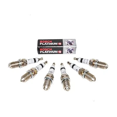 4. BMW Spark Plugs Platinum Plug Set Bosch OEM 158253 / FR7NP P332 (6pcs)