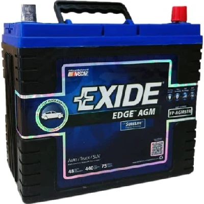 4. Exide Edge FPAGM51R Flat Plate A.G.M. Sealed Automotive Battery